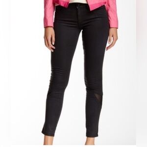 ELIE‎ TAHARI Azella Coated Low Rise Skinny Jean Size 30